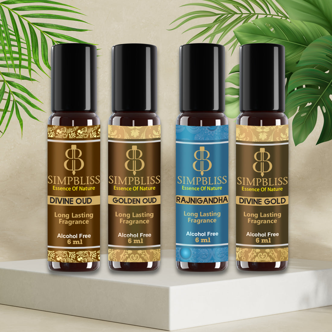 Royal Essence Attar Combo (4x10ml/6ml each)