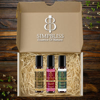 All In One Aromatic Gift Set- Rose Oud, Bela Floral  & Divine Gold 10ml/6ml