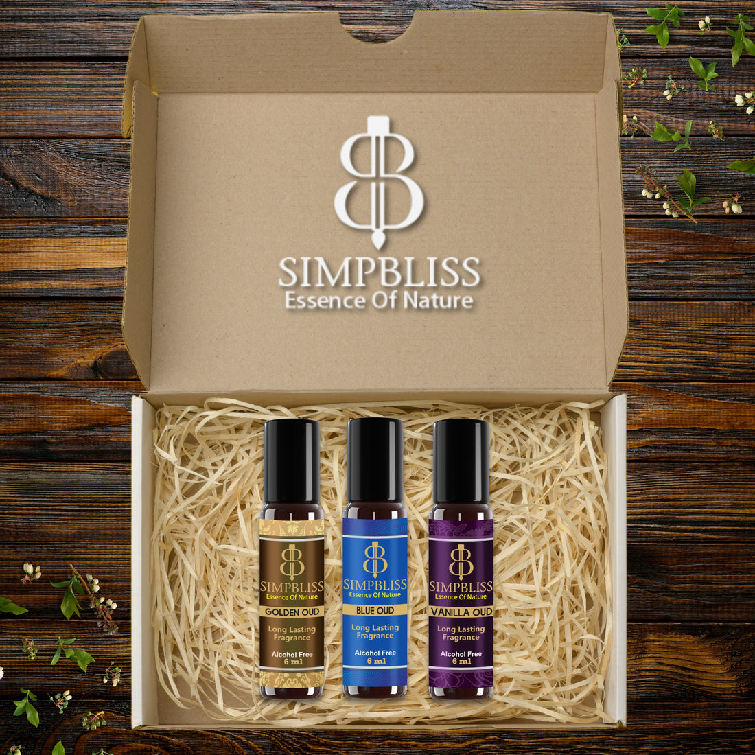 Oud Luxe Blend Trio – Golden Oud, Vanilla Oud & Blue Oud