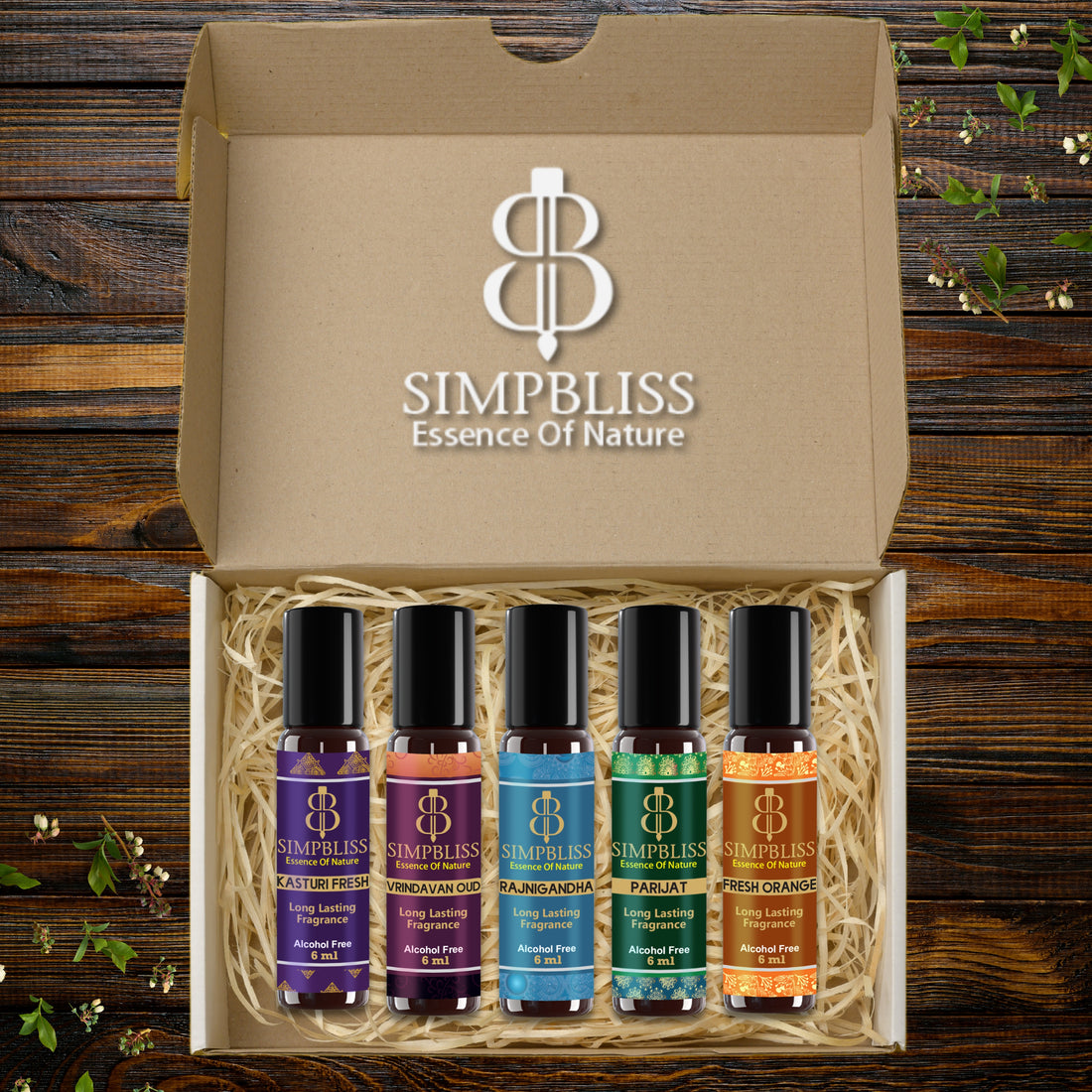 Nature’s Essence Floral- Fruity Attar Combo 5x6ml